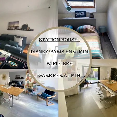 Station House - Maison Entre Disneyland Et Paris Holiday home *
